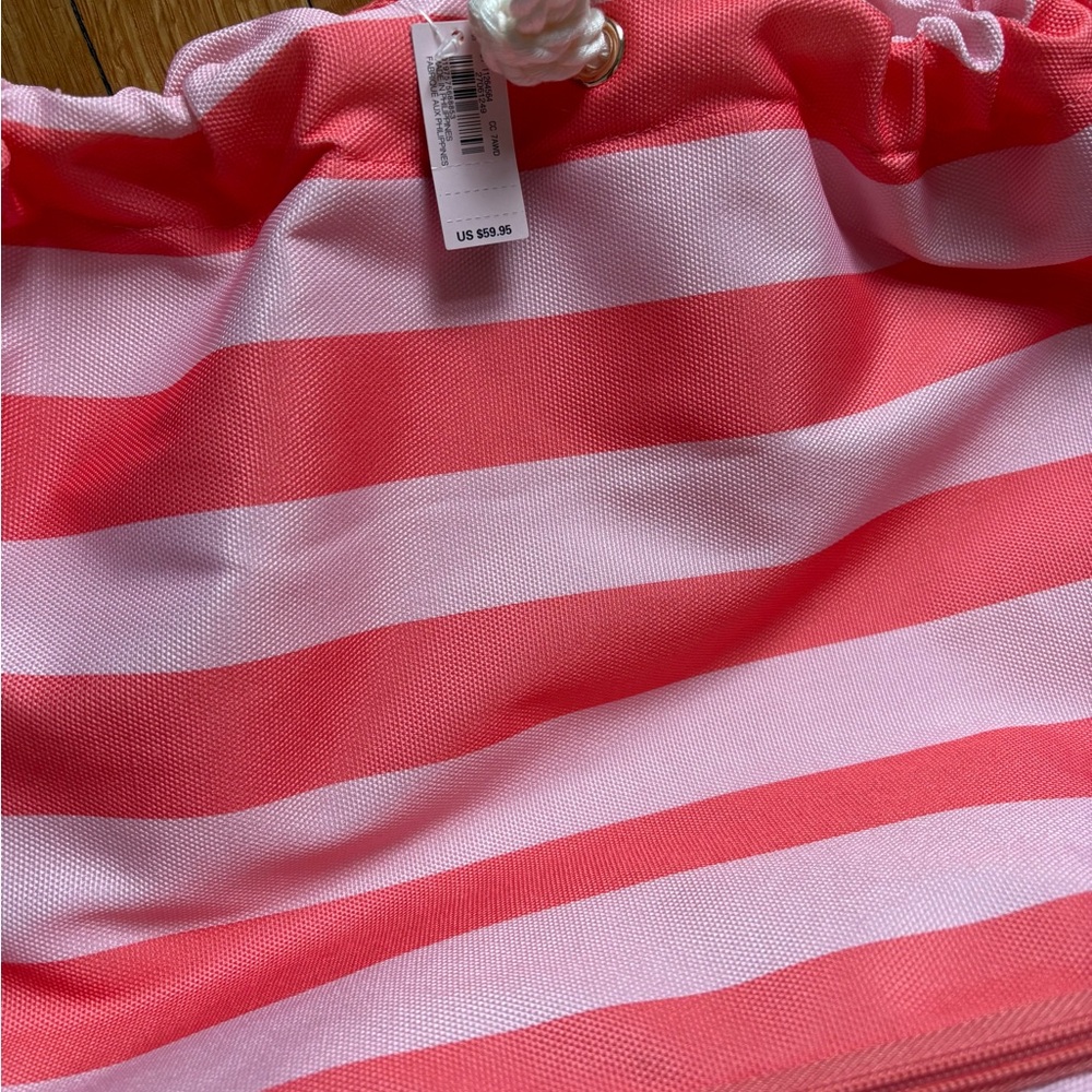 Victoria's Secret Pink Striped Backpack - Picture 4 of 5